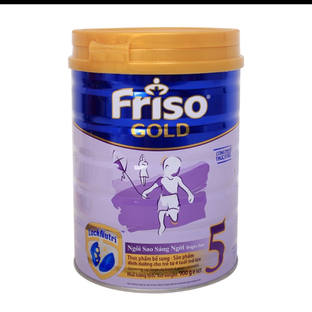 [Nhập MKBCFRISO08 giảm 50K đơn 500K] Sữa Friso Gold 5/900g