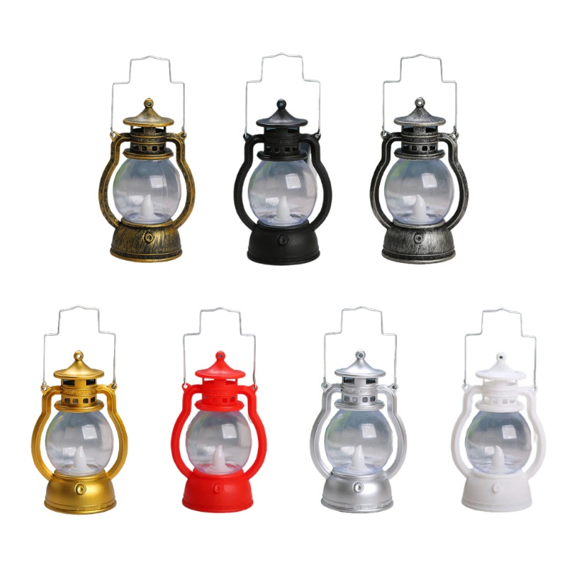 Đèn lồng bóng LED bằng nhựa sử dụng pin phong cách cổ điển trang trí nhà