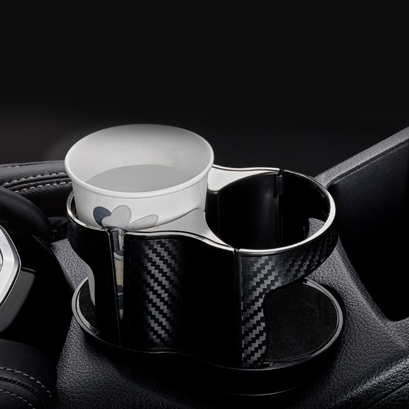 Giá Đỡ Cốc Uống Nước Hai Lỗ Bằng ABS Chống Trầy Chống Ăn Mòn Đa Năng Dành Cho Xe Hơi