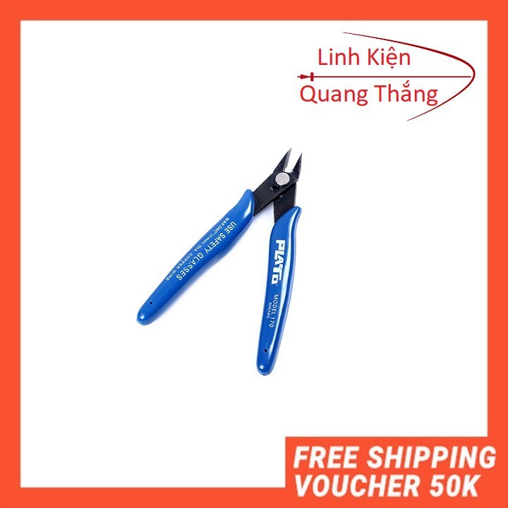 Kìm Cắt Chân Linh Kiện PLATO 125mm - linhkienmh