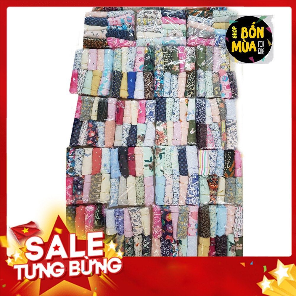 Quần đùi thun coton bé 🌾🌾 Quần thun mặc nhà cho bé trai bé gái size đại-SHOP BỐN MÙA