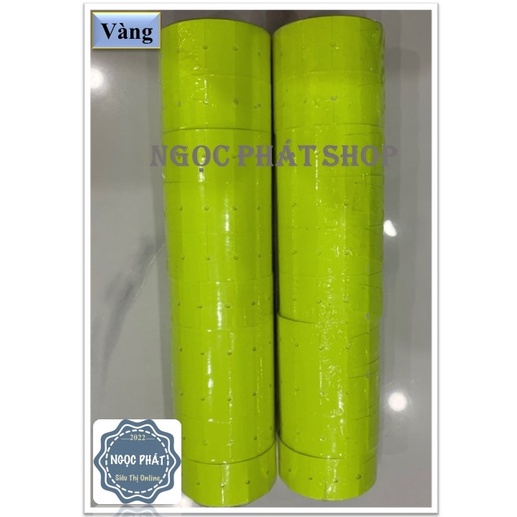 Giấy tem in giá, giấy dán giá - Loại Dày  (10 cuộn/cây)
