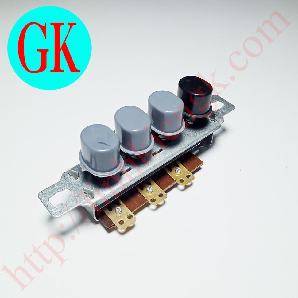 Công tắc số quạt 4 nút xoài