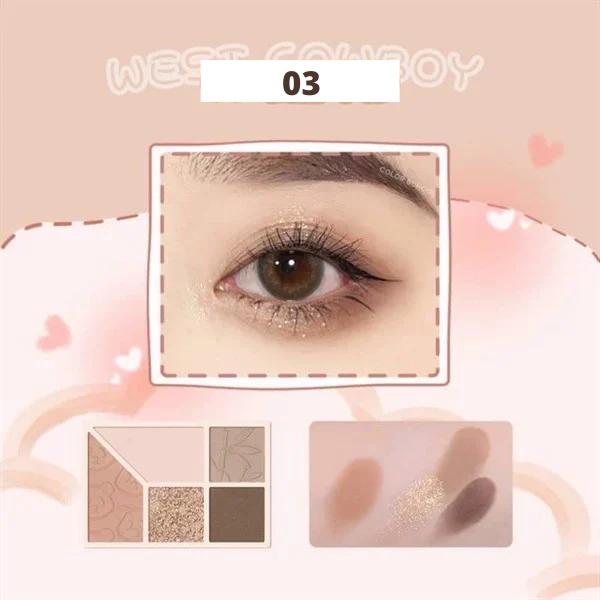 Bảng Phấn Mắt 5 Ô Gấu Trúc COLOR SCHOOL Little Panda Eyeshadow Pallete