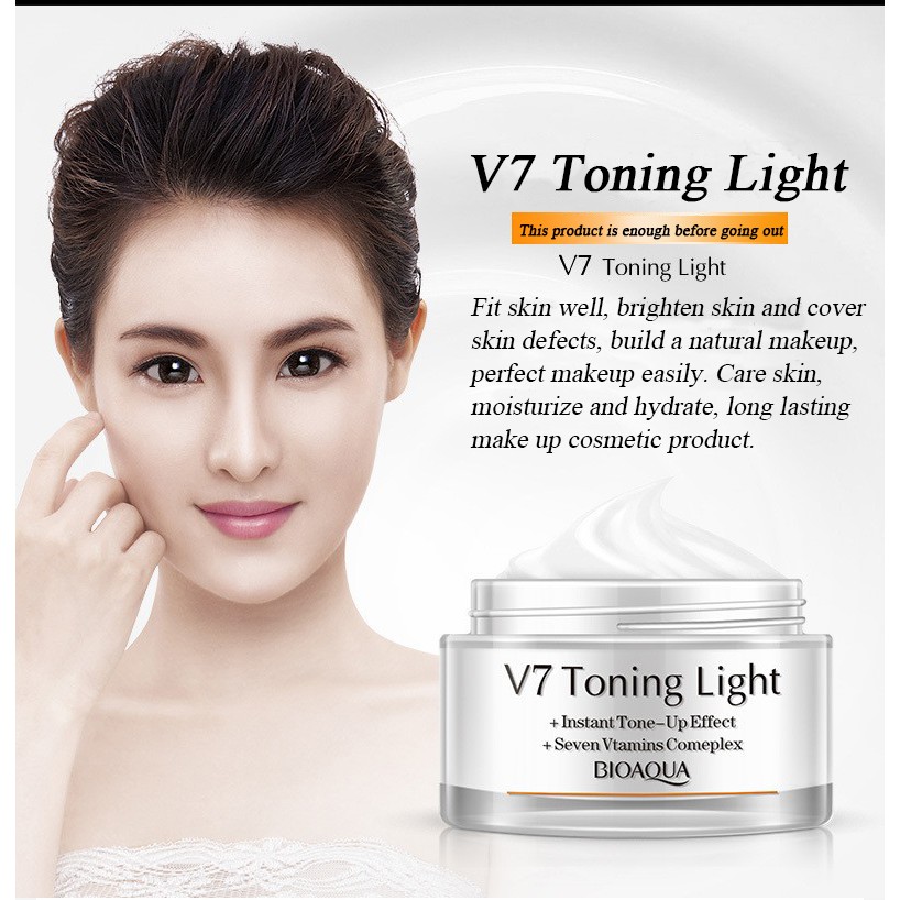 Kem dưỡng da BioAqua V7 Toning Light 50ml