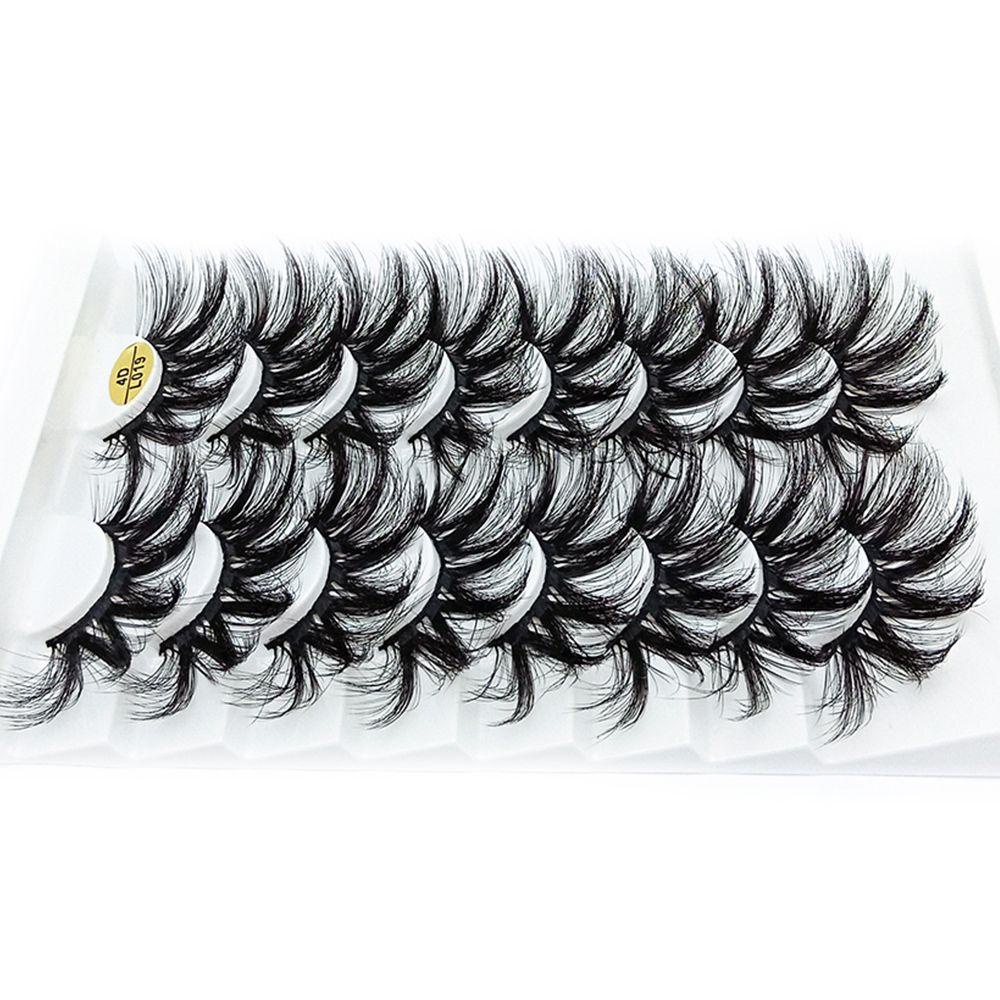 BORAG Set 8 Cặp Lông Mi Giả SKONHED Dày Dặn 4D Tự Nhiên