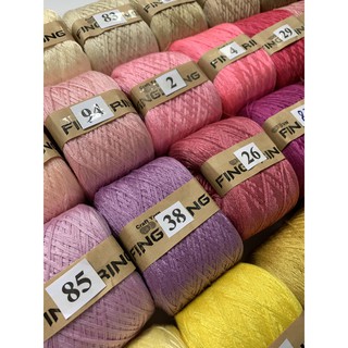 Sợi Cotton bóng Fingering [bảng màu 1]