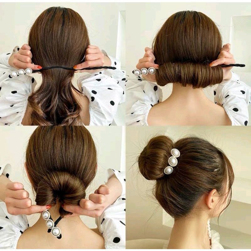 kẹp búi tóc đính đá