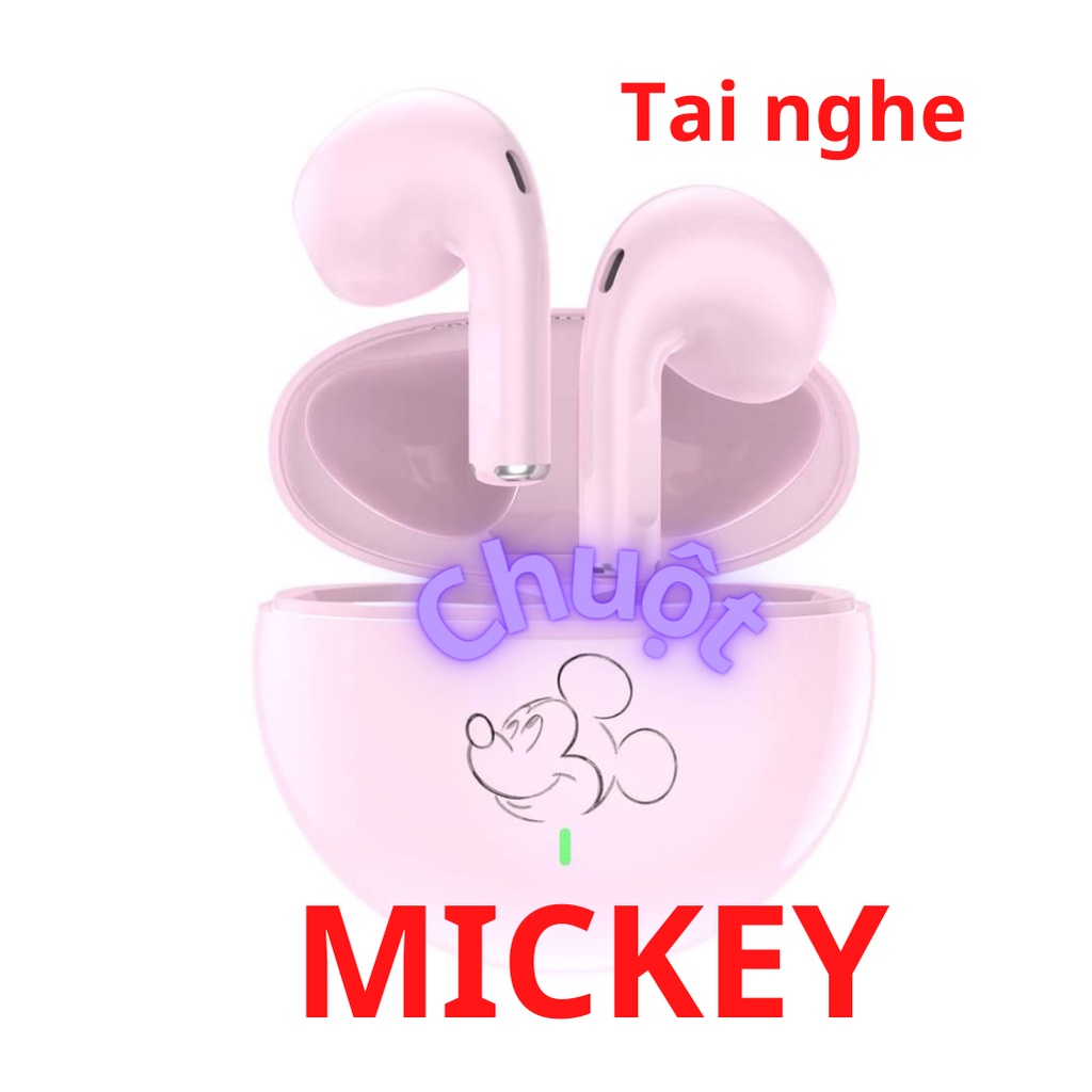 Tai Nghe Nhét Tai Disney Pro 6 Tueman Bluetooth Không Dây Âm Thanh Hifi Có Micro Định Vị Check Setting