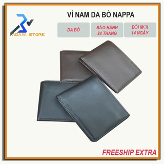 [DA BÒ THẬT 100%] Ví nam da bò thật ADAMSTORE bóp da nam chất liệu da bò thật 100% VD001
