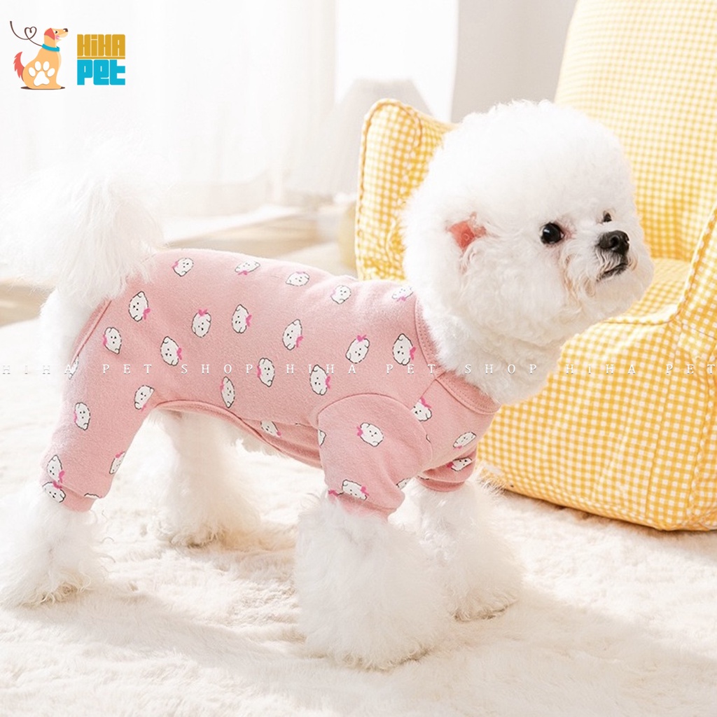 Quần Áo Cho Chó Mèo Quần Áo 4 Chân Thú Cưng Hình Gấu Vải Cao Cấp Hihapet.