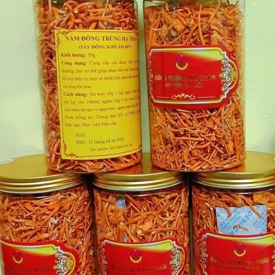 [Giá sỉ]Đông Trùng Gãy Lọ 50 gr - Hàng Loại 1