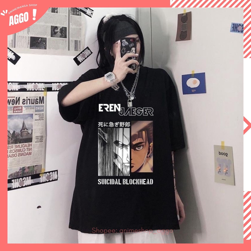 Áo thun tay lửng in hình anime Final Season Attack on Titan Tiansen 2021 nam nữ đủ size