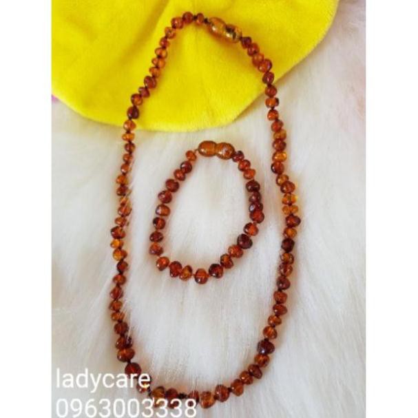 [Mã FAJGT8 giảm 15% đơn 99K] Bộ Vòng hổ phách nhà Ladycare dây cổ và tay cho bé. | BigBuy360 - bigbuy360.vn