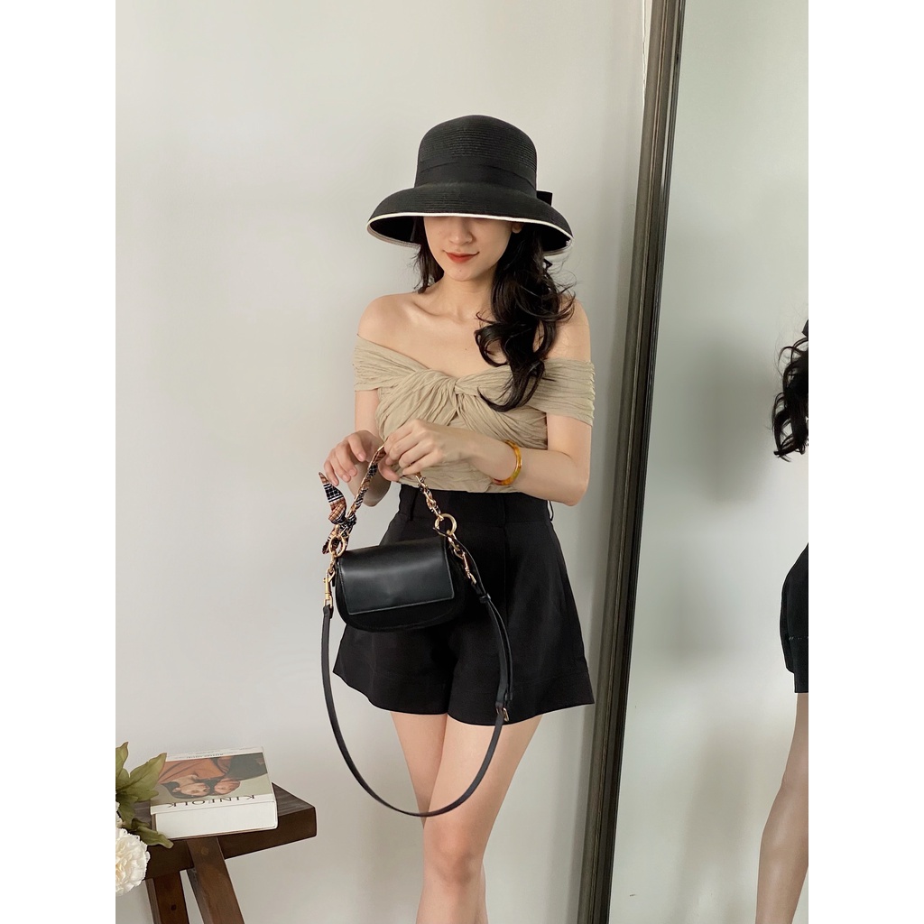 ÁO BẸT VAI XOẮN NƠ NGỰC_AV1179