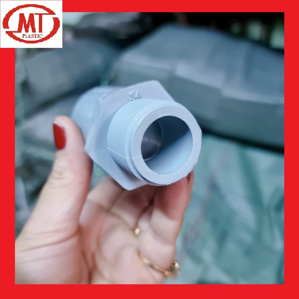 NỐI RĂNG NGOÀI 21, 27,34 NHỰA PVC HIỆU MẶT TRỜI