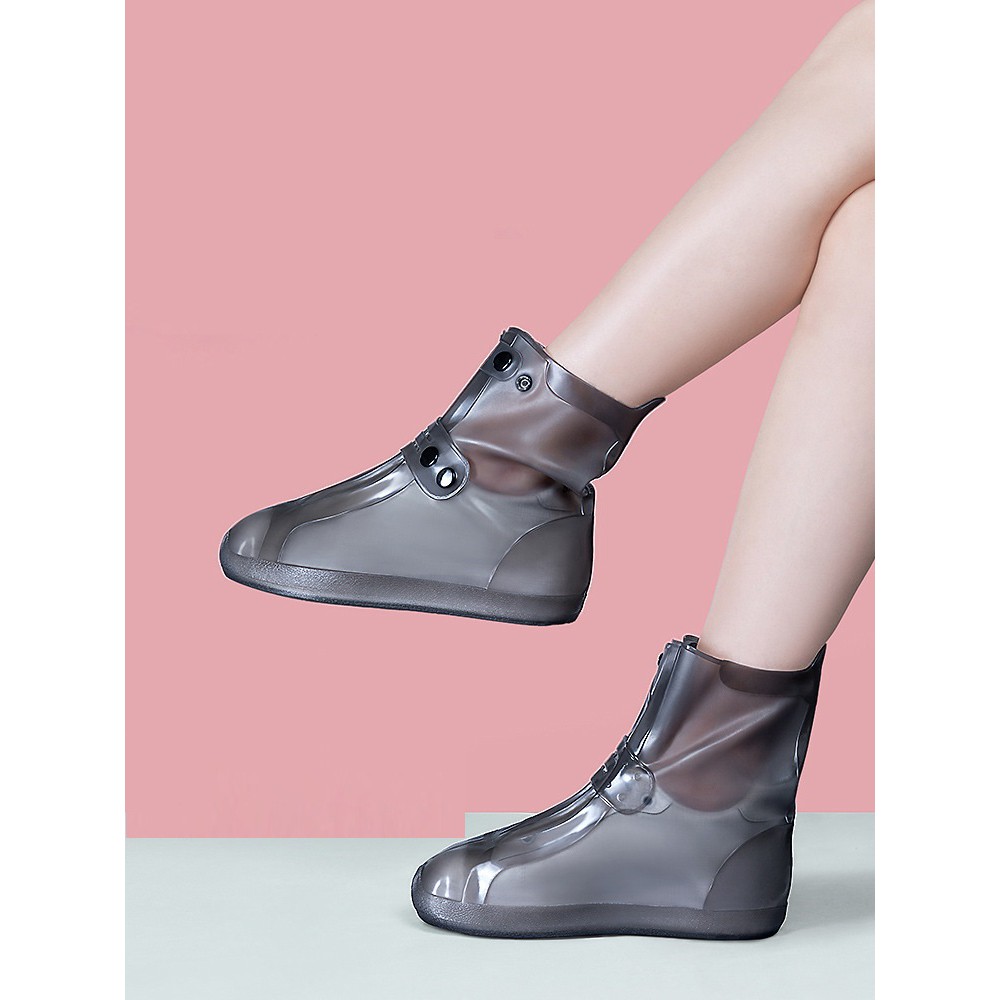 Ủng đi mưa bọc giày nam nữ lội nước chống trơn trượt thời trang cao cấp | BigBuy360 - bigbuy360.vn