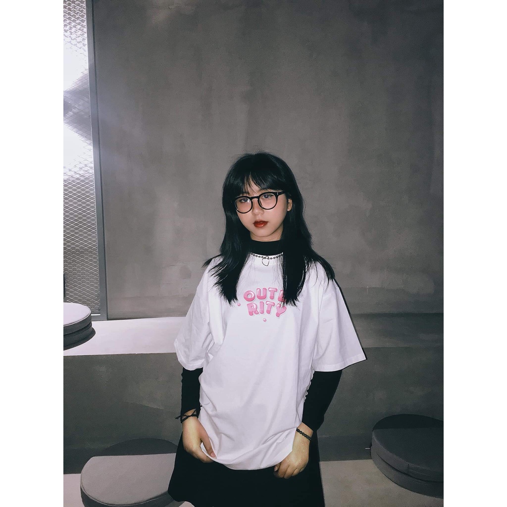 Áo Thun Tay Lỡ CRUSH Vải Thun Cotton Form Rộng Ulzzang Unisex