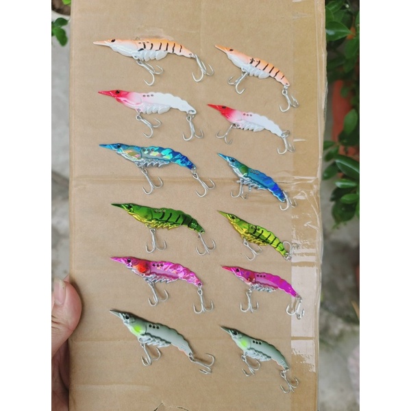 Mồi tôm sắt câu Lure