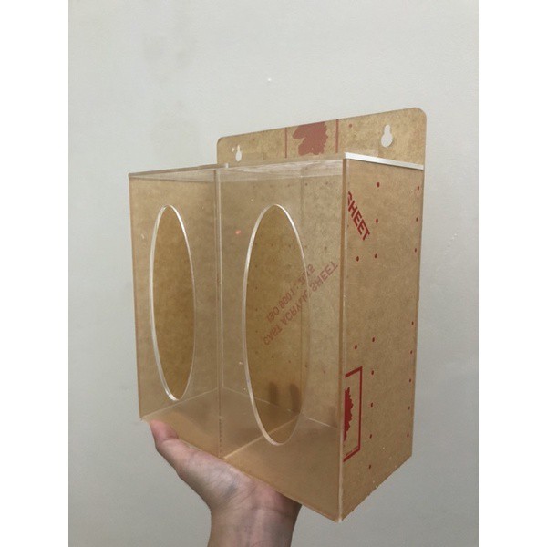 Hộp đựng Khẩu Trang acrylic treo tường