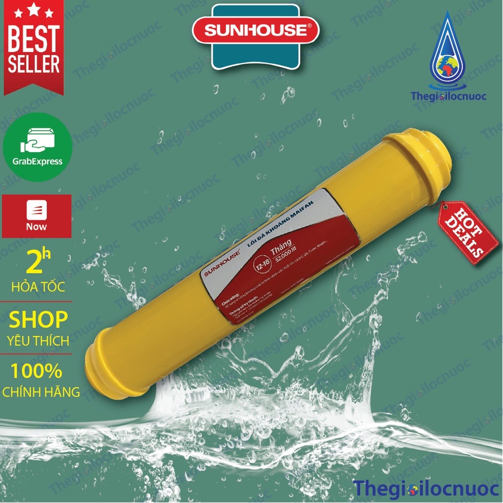 Combo bộ lõi lọc Sunhouse từ 1-10 dành cho máy RO