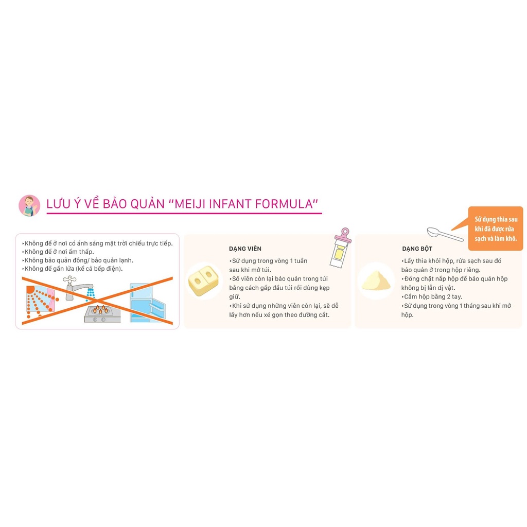 Sữa Meiji Infant Formula Ezcube (0-1Y) 432g