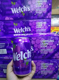Thùng 12 lon Welch's nho Mỹ