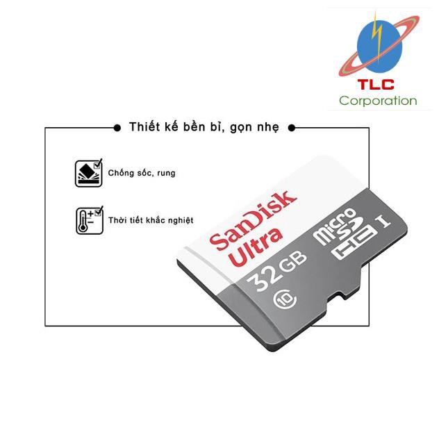 Thẻ nhớ 32GB Micro SDHC Ultra 533X C10 80MB/s SanDisk - Model 2018