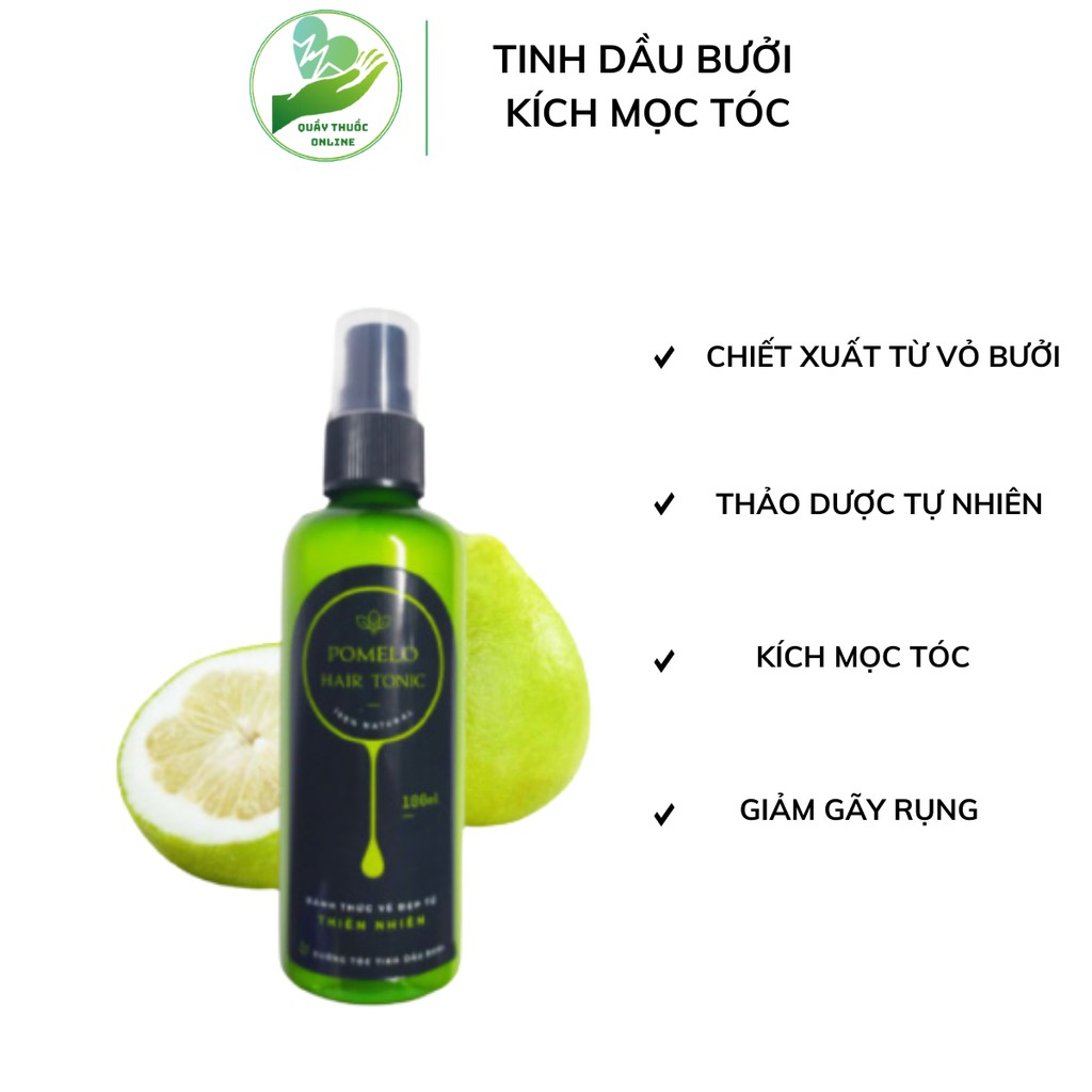 Tinh dầu bưởi dạng xịt, serum bưởi chống rụng tóc và kích thích mọc tóc 100ml