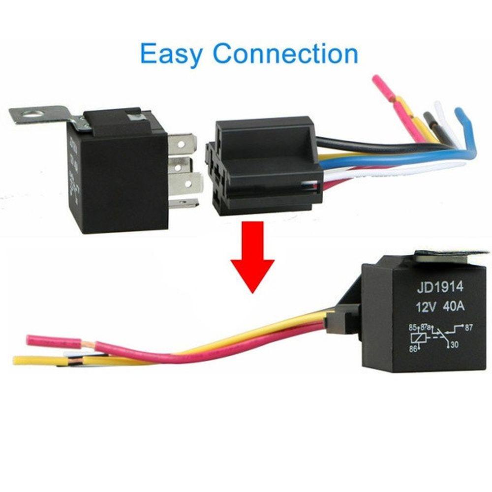Rơ Le Thay Thế Chất Lượng Cao Chống Thấm Nước 12V 5pin Cho Xe Hơi