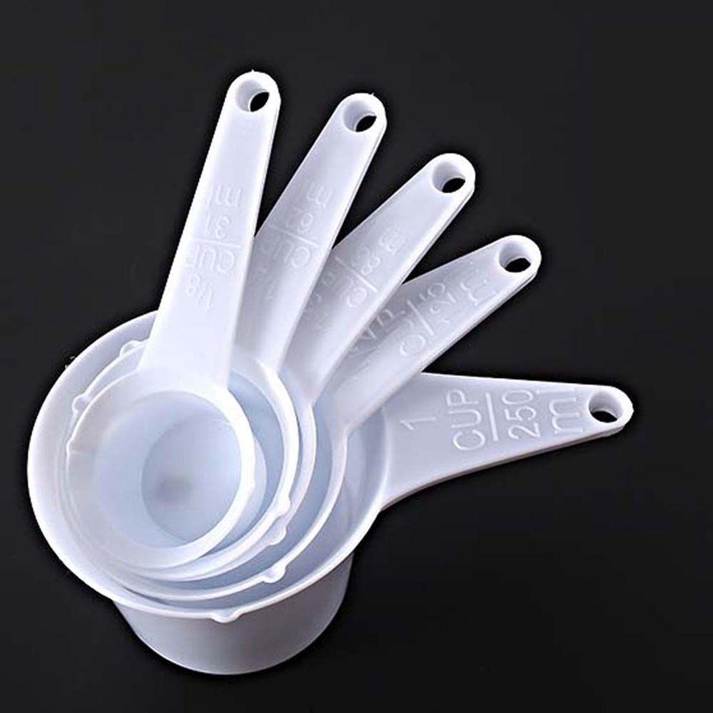 Bộ Muỗng Đo Lường Bằng Nhựa Tiện Dụng Khi Nấu Ăn