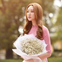 Set áo dài kèm quần lụa trơn các màu