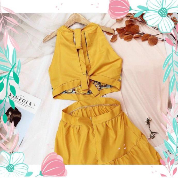 Váy Đầm Maxi Vàng Hở Lưng Đi Biển Thời Trang Váy Maxi Du Lịch, Chụp Ảnh Sống Ảo Siêu Đẹp  ཾ
