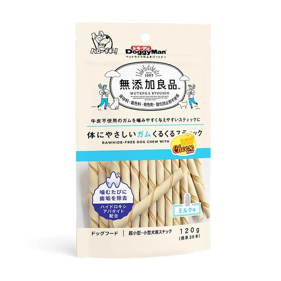 Que gặm DoggyMan hương phô mai 120g dành cho chó cưng - 81938