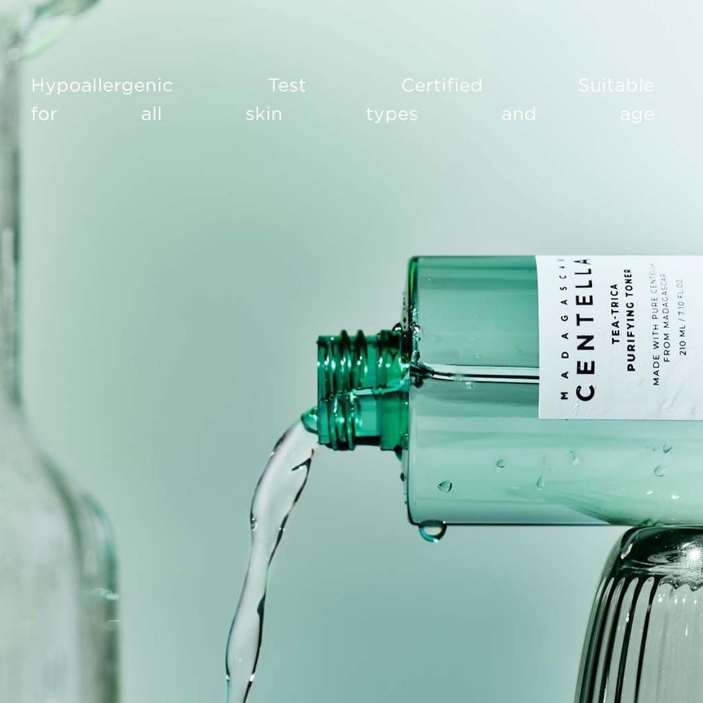 Serum, kem dưỡng và nước hoa hồng Madagascar Centella Skin1004 Tea Trica Relief - 100ml - XANH LÁ