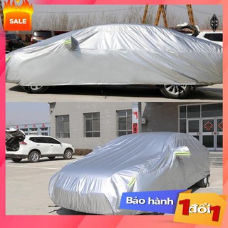 Bạt trùm nửa xe ôtô tráng bạc cách nhiệt cao cấp trùm kín capo,bảo hành 1 đổi 1 .