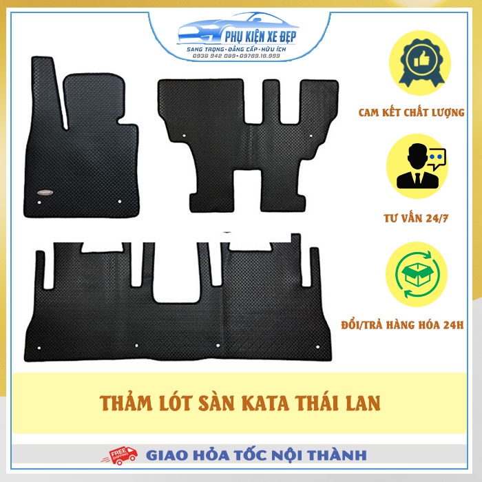 Thảm lót sàn ô tô Kata đủ dòng xeCAO CẤP  cao su Thái Lan theo xe vừa khít sàn xe, không lo ẩm mốc