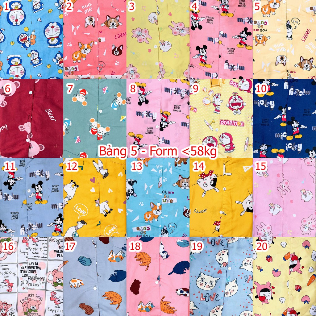 [PHẦN 3] Đồ Bộ Pijama Kate Thái - Ko Viền Form Dưới 58kg | BigBuy360 - bigbuy360.vn