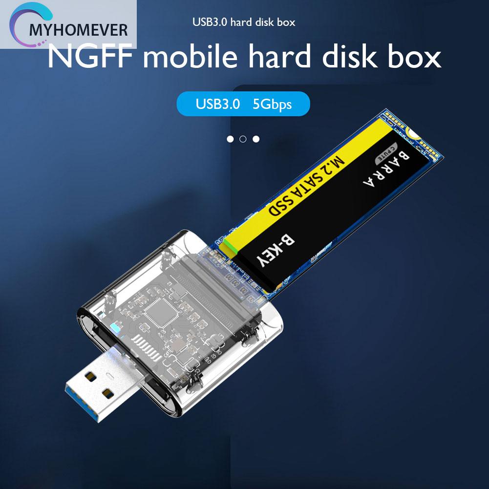 Hộp Đựng Ổ Đĩa Ssd Sata M2 Ssd Usb 3.0 5gbps Gen 1