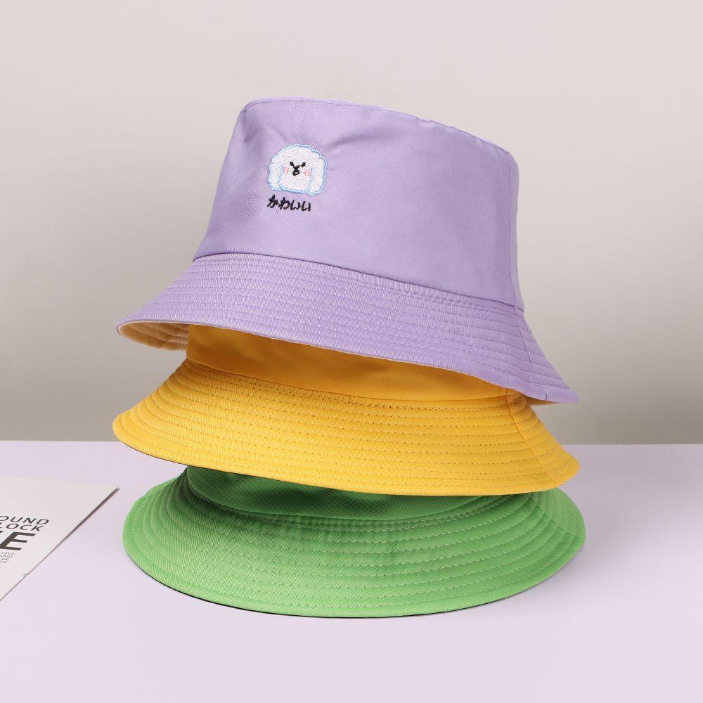 Mũ Tai Bèo Chống Nắng Thêu Họa Tiết Động Vật Thời Trang Mùa Hè