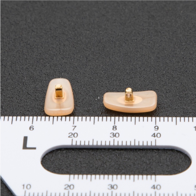 Đệm mũi màu hồng ngọc chân mạ vàng cho nữ (1 cặp)