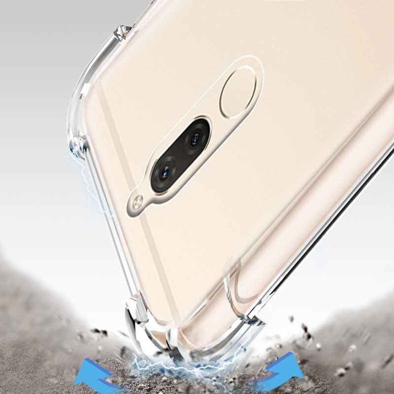 Ốp điện thoại mềm thiết kế trong suốt trẻ trung cho Huawei Nova 2i Mate 9