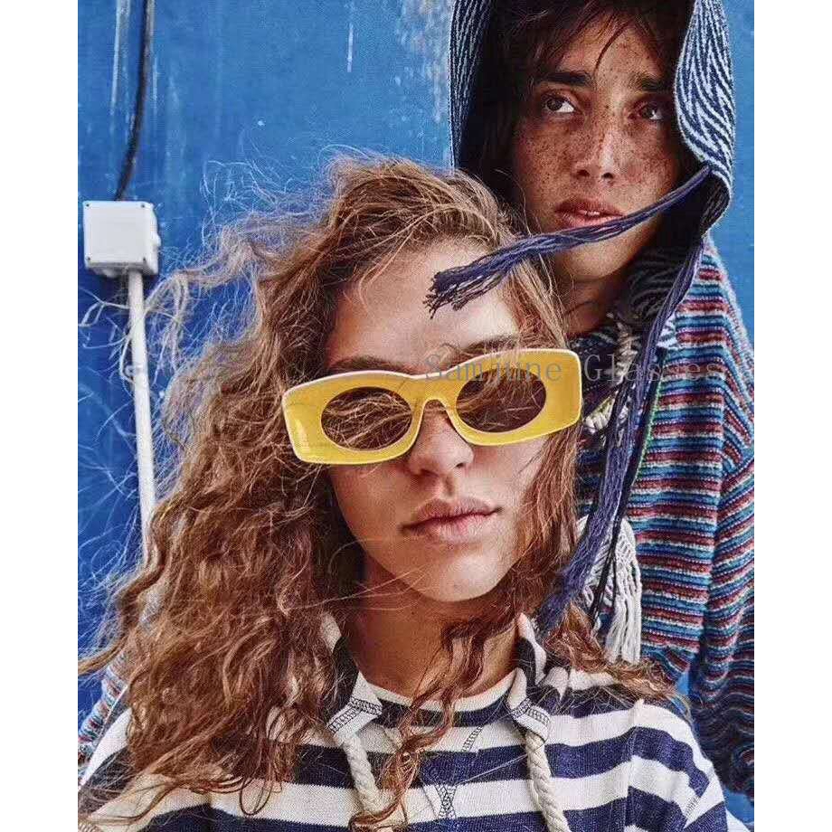 Kính Râm Samjune Gọng Vuông Phong Cách Sành Điệu Cho Nam Và Nữ