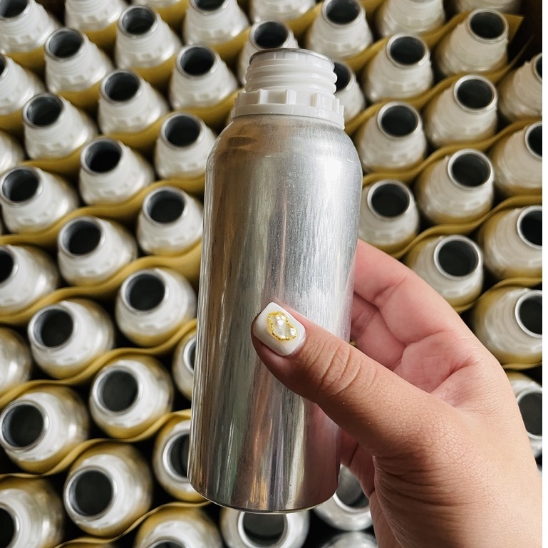 Vỏ Chai Nhôm 250ml thích hợp đựng các loại tinh dầu chất lượng cao cấp
