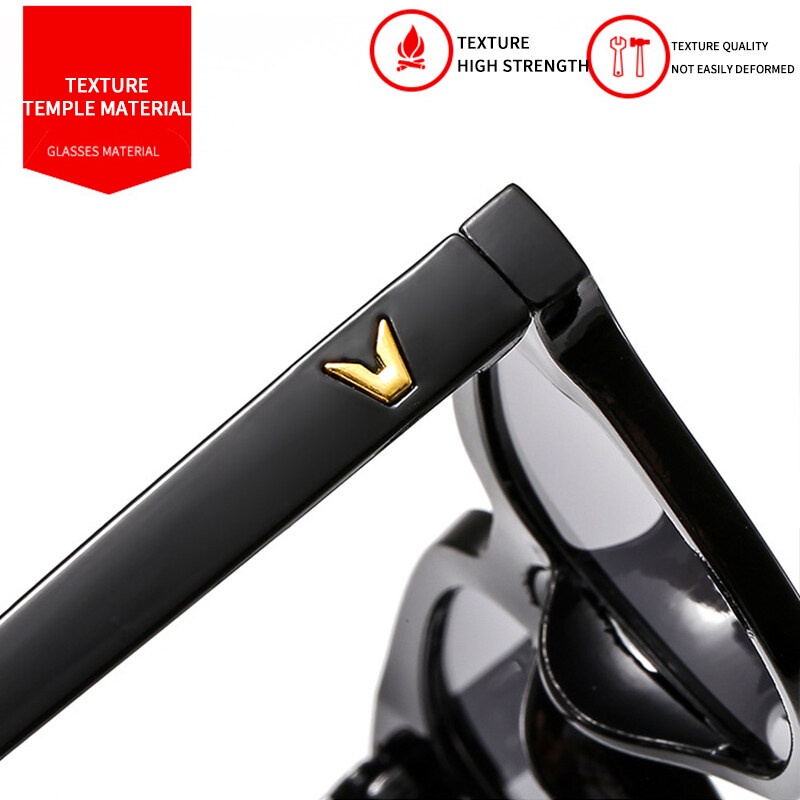 Kính Mát Gọng Vuông Trong Suốt Phong Cách retro Cho Nam Và Nữ