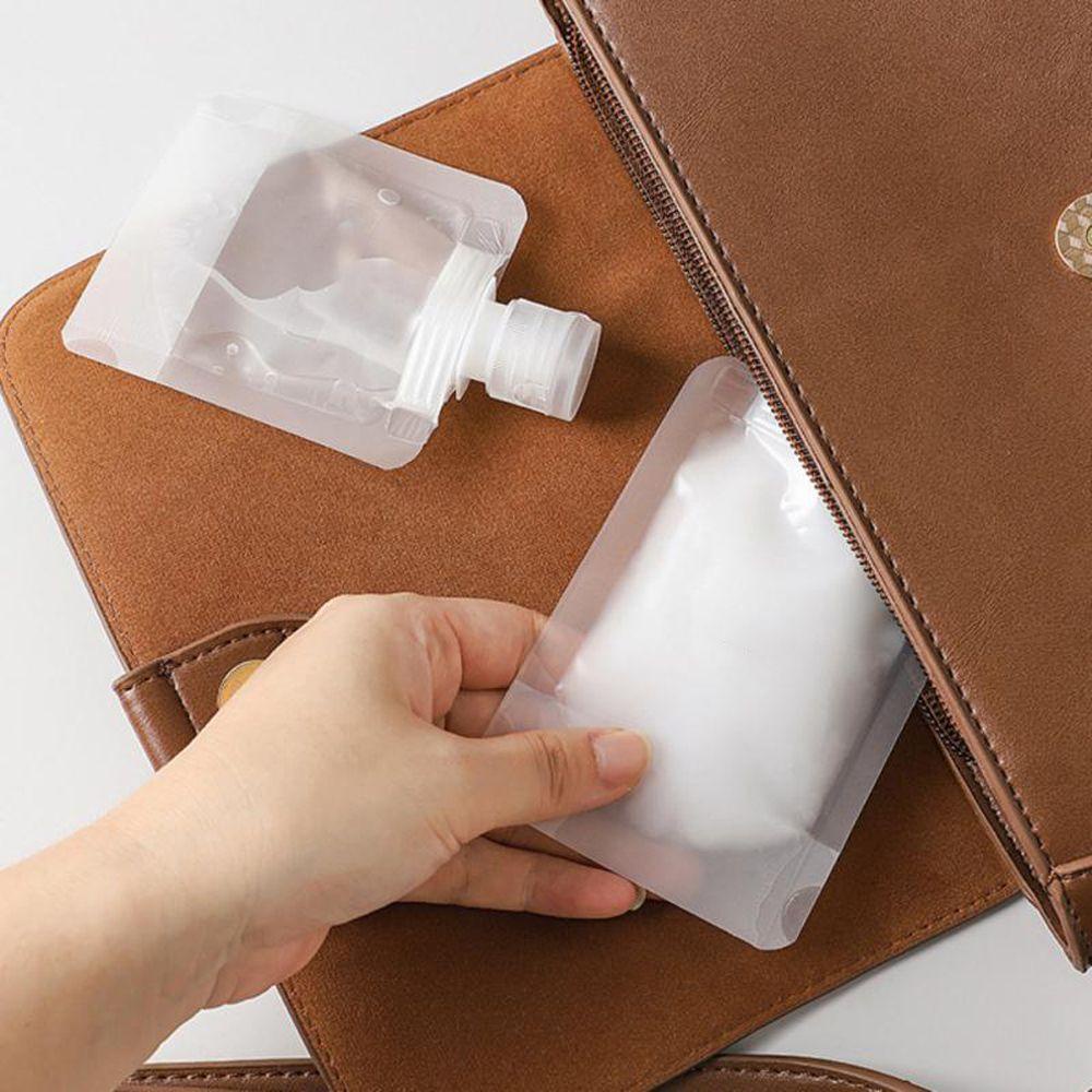 Túi Đựng Dầu Gội / Mỹ Phẩm Trong Suốt Chống Rò Rỉ Có Thể Tái Sử Dụng