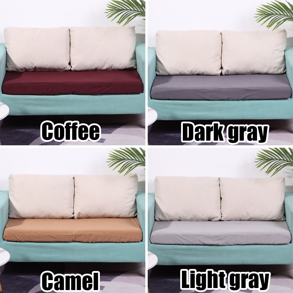 ❤LANSEL❤ Elastic Cushion Cover Soft Slipcovers Sofa Covers Settee Protectors Furniture Protector Removable 1-3 Seats Washable Seat Slipcover/Multicolor
