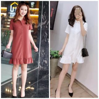 Bán sỉ đầm sơ mi đuôi cá