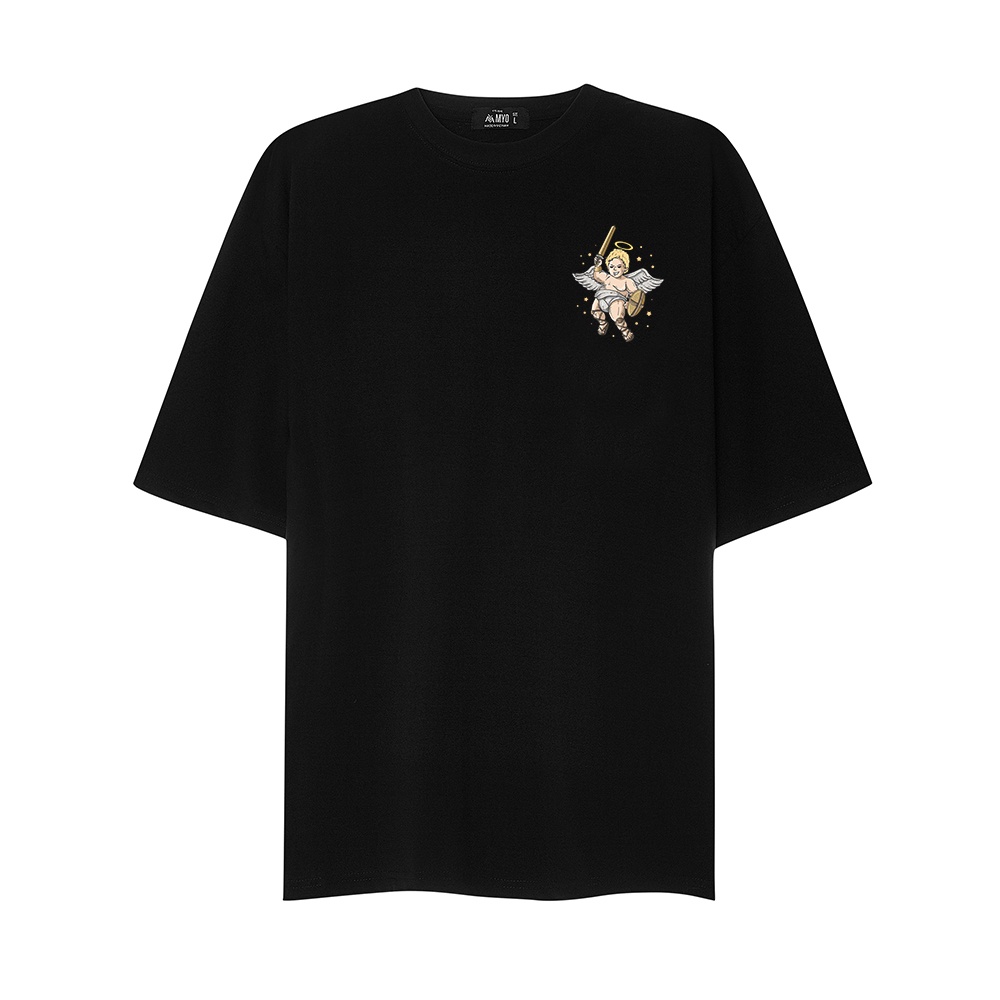 Áo Phông Đôi MYO Vải Cotton In Hình Guardian Cupid 2683