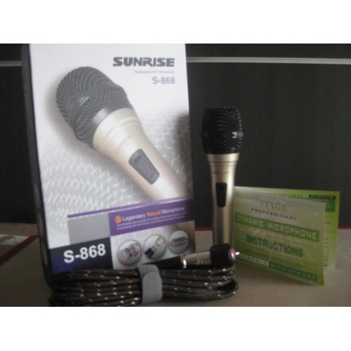 Micro Karaoke Có Dây Sunrise S-868